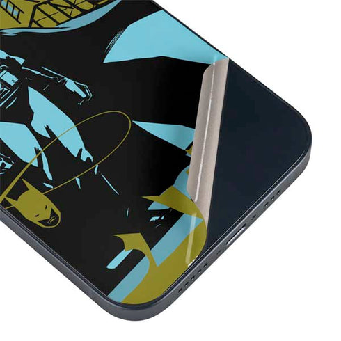 DC Comics Batman Poster Abstract iPhone 14 Plus Skin